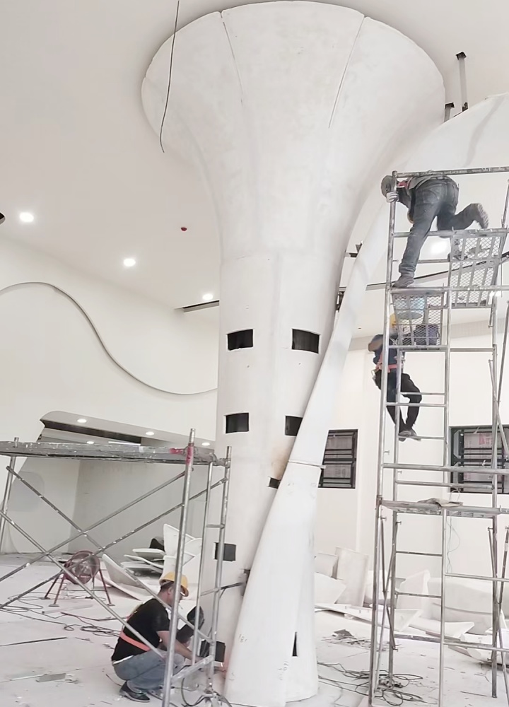 浙江溫州樂清GRG吧臺柱子的創(chuàng)新工程 浙江溫州樂清GRG吧臺柱子的創(chuàng)新工程