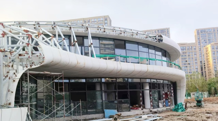 UHPC構件安裝現(xiàn)場